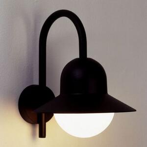 Albert Leuchten Aplică de exterior 183, formă suplă, negru, reglabil, Negru, Metal