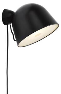 Lampă de perete Woud, Negru, Camera de zi, Metal