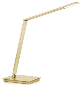 Knapstein Inclusiv senzor pentru dimabilizare - Lampă de masă cu LED Omar, reglabil, Auriu / Alamă, Studiu / Birou, Metal, Modern
