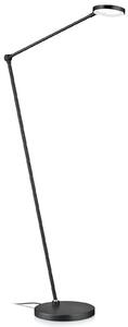 Knapstein Lampă podea LED Thea-S control prin gesturi, negru, reglabil, Negru, Camera de zi / sufragerie, Metal, Modern