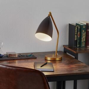 GUBI Gubi Gräshoppa Lampă de masă, negru, Negru, Camera de zi / sufragerie, Metal, Design, Birou de masă