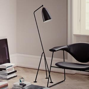 GUBI Gubi Gräshoppa Lampadar cu trei picioare, negru, Negru, Camera de zi / sufragerie, Metal, Design, Tripod