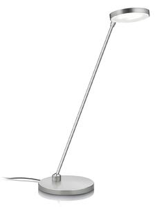 Knapstein Lampă de masă LED Thea-T, nichel mat, reglabil, Gri, Studiu / Birou, Metal, Modern