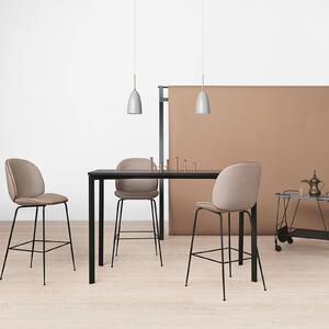 GUBI Lampă suspendată Gubi Gräshoppa, albastru-gri, reglabil, Albastru, Camera de zi / sufragerie, Metal, Design