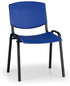 Scaun de conferinta Design - picioare negre, albastru