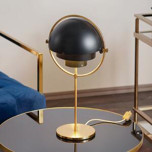 GUBI Lampă de masă Multi-Lite, înălțime 50 cm, alamă/negru, Auriu / Alamă, Camera de zi / sufragerie, Metal, Design