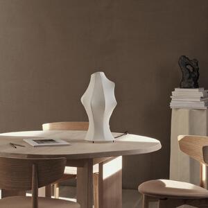 Lampă de masă ferm LIVING, Dea, Alb, Camera de zi, Metal, Design