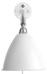 GUBI Gubi Bestlite BL7, alb/crom, Ø 16 cm, E14, Alb, Camera de zi / sufragerie, Metal, Design