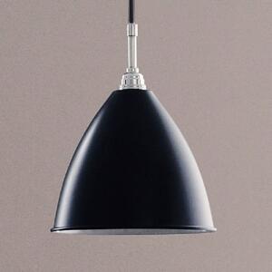 GUBI Bestlite BL9 lampă susp. Ø16cm crom/negru, reglabil, Negru, Camera de zi / sufragerie, Metal, Design
