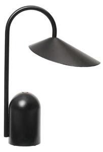 Lampă de masă ferm LIVING, Arum, reglabil, Negru, Terasă, Metal, Design