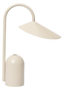Lampă de masă ferm LIVING, Arum, reglabil, Bej, Terasă, Metal, Design