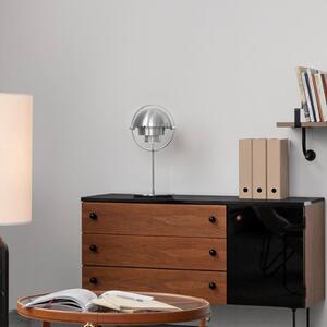 GUBI Lampă de masă Multi-Lite, înălțime 50 cm, cromat/cromo, Metalic, Camera de zi / sufragerie, Metal, Design