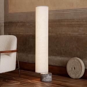 GUBI Unbound Lampă de podea cu LED 80 cm pânză, reglabil, Gri, Camera de zi / sufragerie, Piatră, Scandinavă