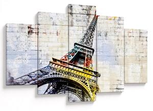 Tablou - Arta digitală a Turnului Eiffel (150x105 cm)