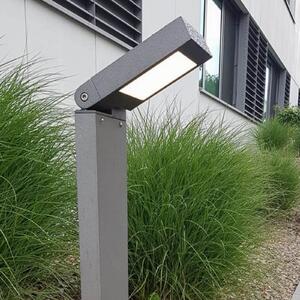 Albert Leuchten Lumina de cale cu LED-uri 2296 suport pivotant antracit, Negru, Metal, Modern