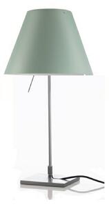 Lampă de masă Luceplan, Verde, Camera de zi, Aluminiu