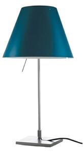 Lampă de masă Luceplan, Albastru, Camera de zi, Aluminiu