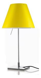 Lampă de masă Luceplan, Galben, Camera de zi, Aluminiu