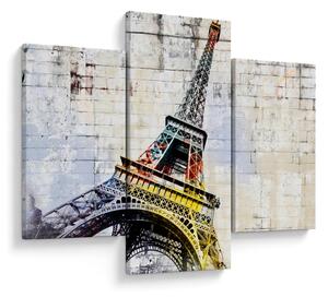 Tablou - Arta digitală a Turnului Eiffel (90x60 cm)