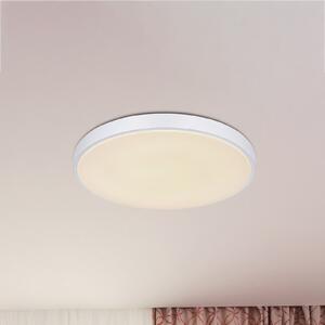 Globo Plafonieră cu LED Sonny, argintiu, CCT, Ø 50,5 cm, reglabil, Gri, Camera de zi / sufragerie, Metal