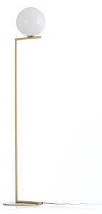 Lampadar FLOS, IC F1, reglabil, Auriu / Alamă, Camera de zi, Metal, Design