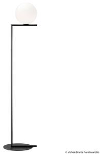 Lampadar FLOS, IC F1, reglabil, Negru, Camera de zi, Metal, Design
