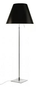 Lampadar Luceplan, Negru, Camera de zi, Aluminiu