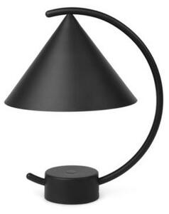 Lampă de masă ferm LIVING, Meridian, reglabil, Negru, Camera de zi, Metal, Design
