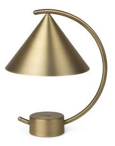 Lampă de masă ferm LIVING, Meridian, reglabil, Auriu / Alamă, Camera de zi, Metal, Design