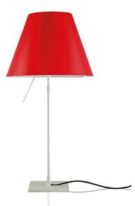 Lampă de masă Luceplan, Roșu, Camera de zi, Aluminiu