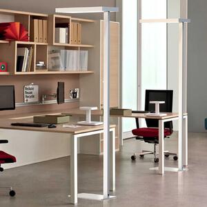 G & L Handels GmbH Lampadar LED Office up/down 4000K reglabilă, reglabil, Gri, Studiu / Birou, Metal, Proiector suspendat