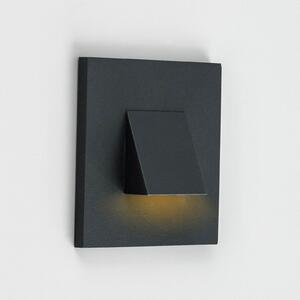 EVN LQ230 aplică perete LED încast. down antracit, Negru, Hol, Metal, Modern, Luminile încastrate unghiulare