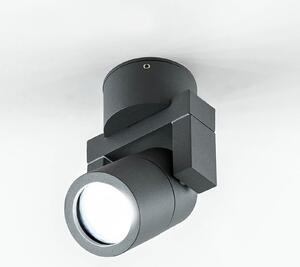EVN 635015 spot aplicat tavan IP54 rotund antracit, reglabil, Negru, Studiu / Birou, Metal, Modern