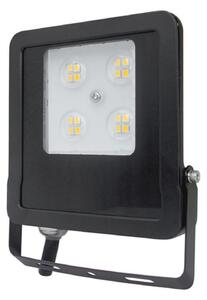 EVN Panthera proiector LED exter IP65 10W 3.000K, Negru, Metal, Spot de perete