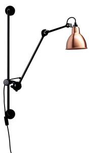Lampă de perete Lampe Gras, 201 Round, Negru, Camera de zi, Metal, Design industrial