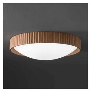 Ondaluce - Plafonieră LED CONCRETE, 20W, 230V, diam. 41 cm, beton/maro