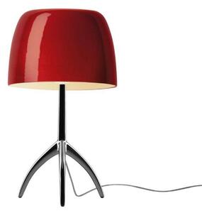 Lampă de masă Foscarini, Roșu, Camera de zi, Aluminiu