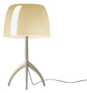Lampă de masă Foscarini, Auriu / Alamă, Camera de zi, Aluminiu