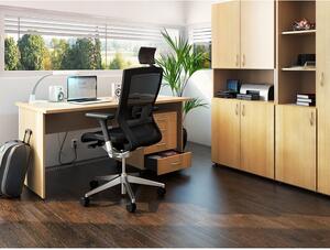 Set mobilier birou ProOffice 4, cireș