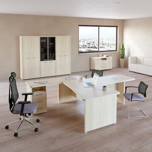 Set mobilier birou TopOffice 1, salcam deschis