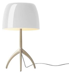 Lampă de masă Foscarini, Alb, Camera de zi, Aluminiu