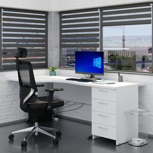 Set mobila birou Visio 3, 160 cm, stanga, alb