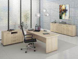 Set mobilier de birou TopOffice 3, salcam deschis