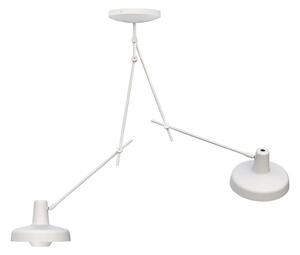 GRUPA Arigato plafonieră 2 lumini 70cm alb, reglabil, Alb, Studiu / Birou, Metal, Plafon cu flacără multiplă