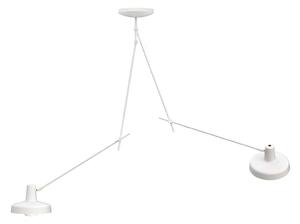 GRUPA Arigato plafonieră cu 2 lumini 110cm alb, reglabil, Alb, Studiu / Birou, Metal, Plafon cu flacără multiplă