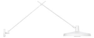 GRUPA Arigato 1 lampă de perete 1-lumină 140cm Ø45cm alb, Alb, Studiu / Birou, Metal