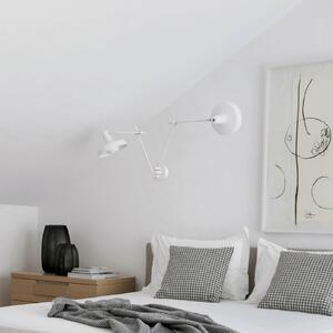 GRUPA Arigato aplică de perete 2 becuri 90cm alb, Alb, Studiu / Birou, Metal