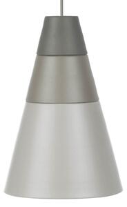 GRUPA Ili Coney Cone lampă suspendată gri, reglabil, Gri, Camera de zi / sufragerie, Metal, Design