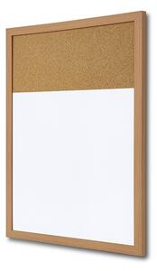 Tablă Combi Board / plută 45 × 60 cm, albă