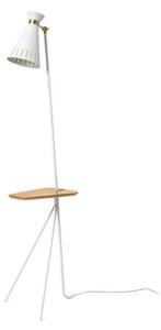 Lampadar Warm Nordic, Cone, Alb, Camera de zi, Metal, Vintage